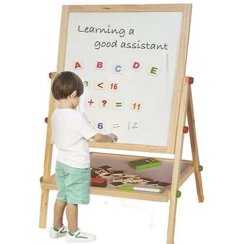 Kids wooden blackboard - in,
