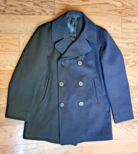 Vtg 1967 navy pea coat - vtg,