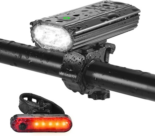Headlight rear bike light - &,