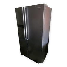 Samsung RSH1NHMH Side-by-Side Fridge Freezer in Silver, Freestanding, 554 L