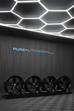 Genuine 20" F-Pace E Pace XF Jaguar Alloy Wheels REFURBISHED VIPER BLACK x 4