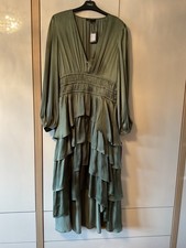  MAJE dress beautiful khaki green size 12