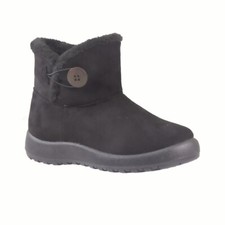 LADIES ZIP BOOTS ANKLE WARM