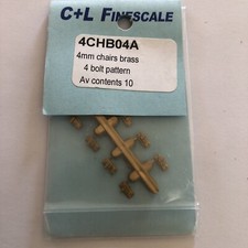 4mm Cast Brass 4 Bolt Rail