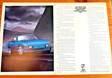 PORSCHE 924 1980s - FRAMEABLE COLLECTIBLE ORIGINAL CLASSIC CAR ADVERT