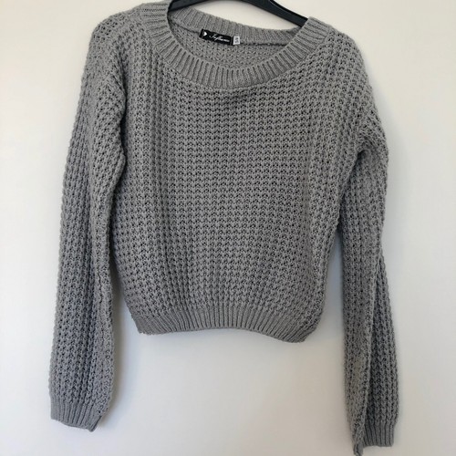 Grey knit cosy - grey, jumper