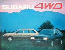 Subaru DL GL GLF 4WD Brochure 1983