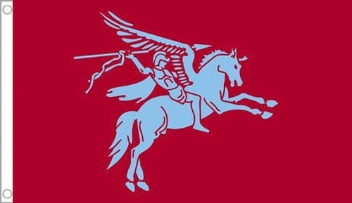 Pegasus airborne flag - airborne, 5'