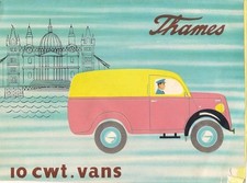 Ford Thames 10cwt Early-Mid 1950s UK Market Brochure Van Estate Pick-Up FAIR