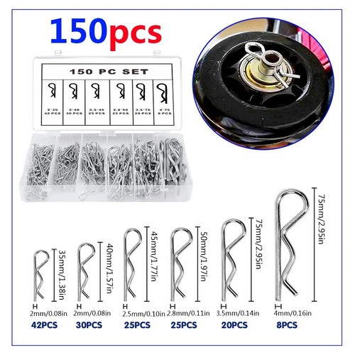 100pcs cotter pins assortment - 100pcs,