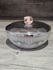 Unusual patterned glass lidded - unusual,