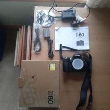 Nikon D80 Digital SLR Camera 10.2MP Body Boxed Charger Battery Instructions