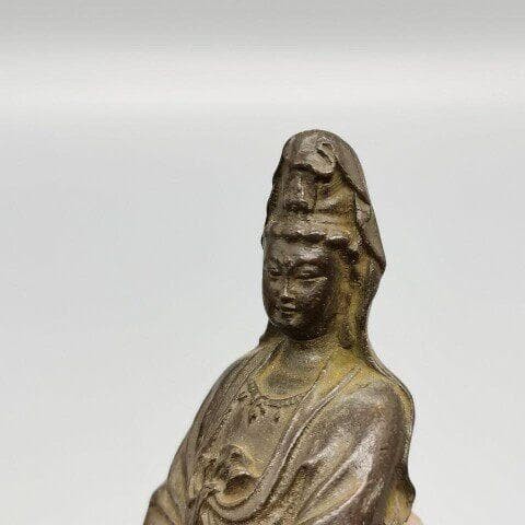 Bronze kannon bodhisattva - bronze,