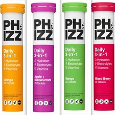 Phizz 3in1 Multivitamin Hydration, Electrolytes and Vitamins-Choose Your Own