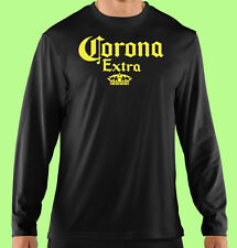 T-Shirt, Long Sleeve, Beer, Bar Staff, Club Promo, Corona, Black 100% Cotton