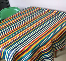 Oilcloth Tablecloth fabric, striped 2 metres the stripes company