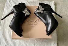 ARUNA SETH Farfalla open toe stiletto boots. Size EU 38.5, UK 5.5. RRP £650! Wow