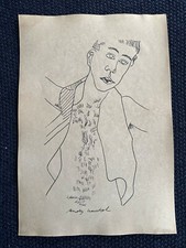 ANDY WARHOL drawing and