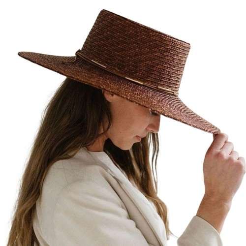 Gigi pip capri - brown, boater