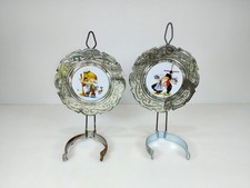 Pair Vintage Oil Lamp Wall