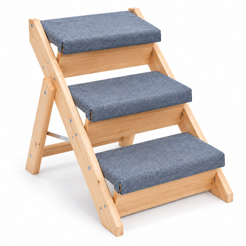 Step wooden dog - 2-in-1, 3-step