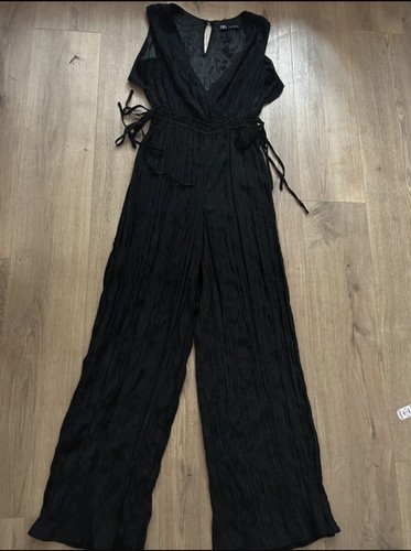 Black jumpsuit zara size - black,