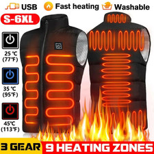 Men Women Electric Vest Heated