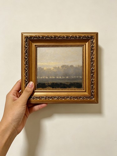 Forest hand painted oil custom - oil,