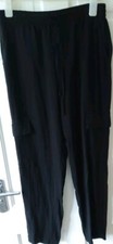  Ladies Black Cargo Trousers