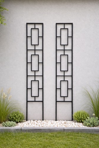 Garden wall trellis - wall,
