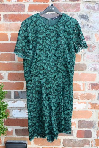 Zara emerald playsuit size - emerald,