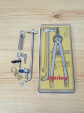 Vintage Rotring 530-136 Precision Compass Technical Drawing Tools