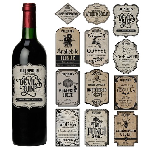 Halloween potion bottle - halloween,