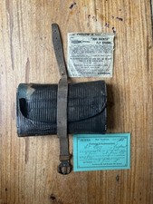 Vintage 19th Century Leather Fly & Cast Wallet With Original Flies