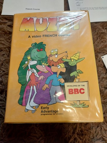 Muzzy bbc vhs french language - muzzy,