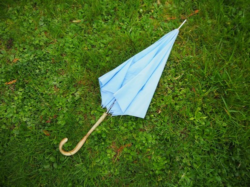 Unique vintage umbrella with - vintage,
