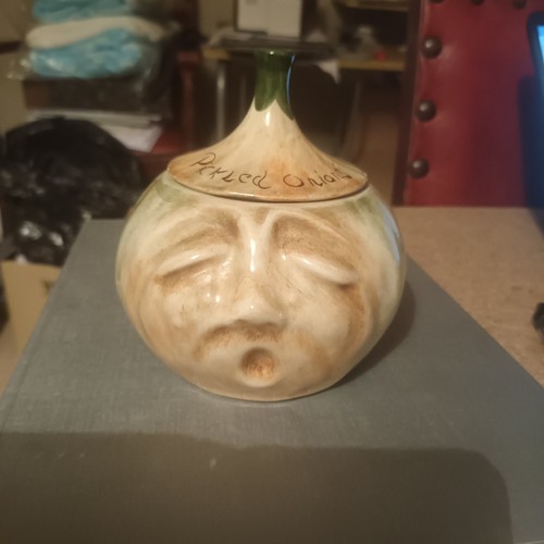 Vintage pottery pickled onions - pottery,
