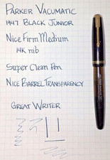 Parker Vacumatic Junior Black