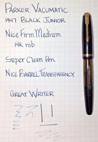 Parker vacumatic junior black - parker,