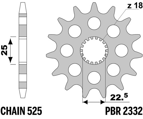 Steel sprocket for - for, triumph