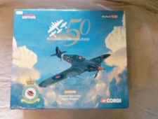 Limited Edition Boxed Corgi AA35508 Hawker Hurricane Damaged Plane No.78