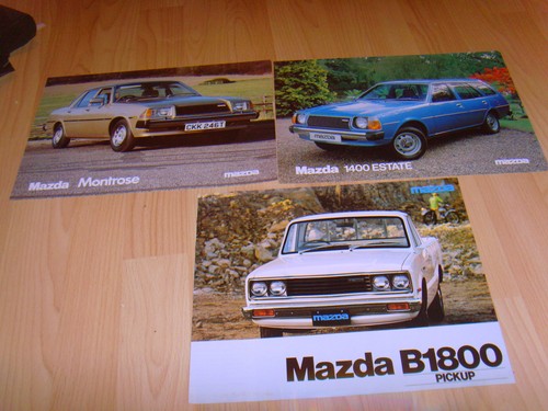 Car brochures 1979 - , mazda
