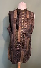 Phool patchwork Waistcoat Boho Hippie Vest  Uk 12 vintage 80s