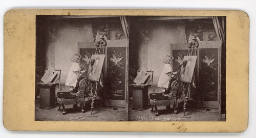 Stereoview stereoscope card - stereoscope, "