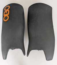 Obo Cloud Field Hockey Goalkeeper Leg Guard Pads Black/Orange, Size M