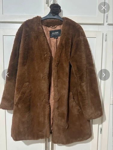 Pull bear brown faux fur - pull&bear,
