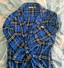 Lee Cooper Originals Blue Check Shirt Soft Brushed Cotton XL Mens/Teens