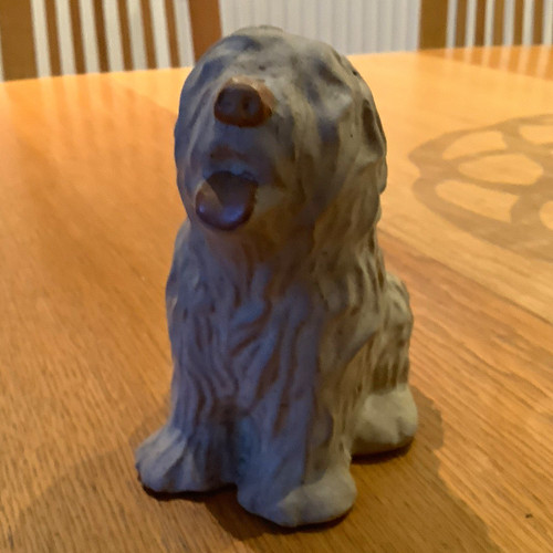 Decorative ceramic dog - decorative,