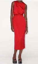 ZARA  SATIN EFFECT WITH DRAPED