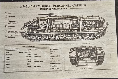 Wwii military fv432 armoured - military,